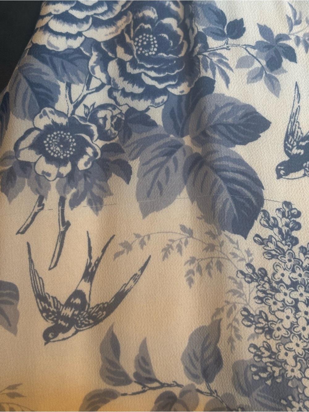 Reformation Nikita Blue and White Floral Midi Dress NWT size 8 - Picture 11 of 16